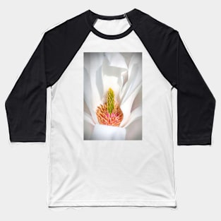 Close-up of a Magnolia Flower Baseball T-Shirt